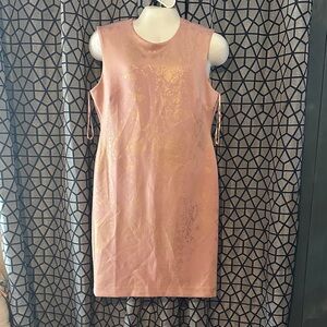 Philosophy Pink and Gold Mini Dress